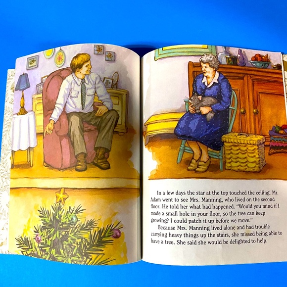 THE CHRISTMAS TREE THAT GREW VTG 80’s A LITTLE GOLDEN BOOK CHRISTMAS STORY - Picture 7 of 11